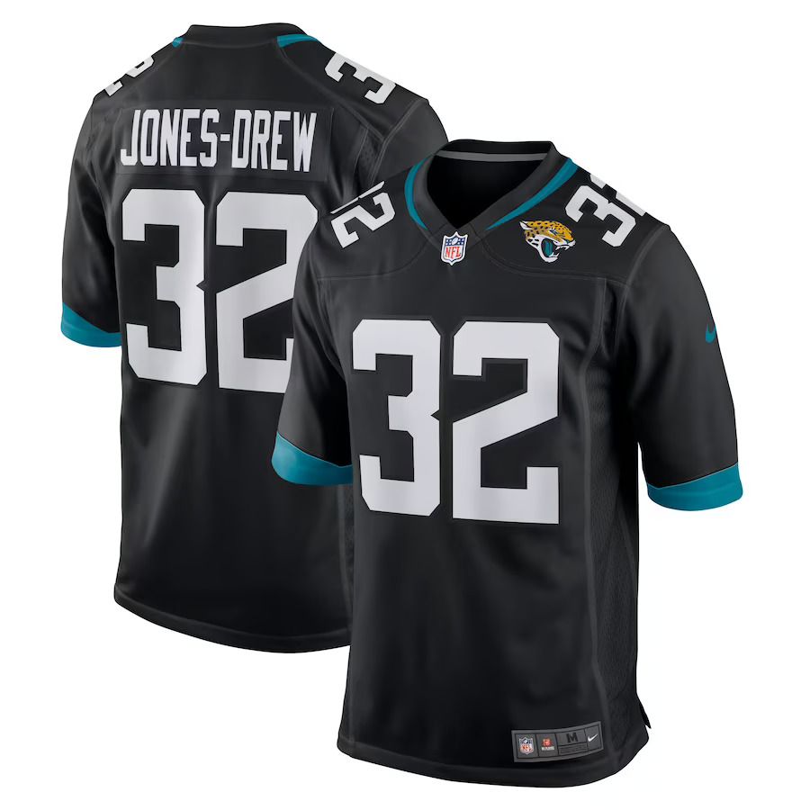 Men Jacksonville Jaguars 32 Maurice Jones-Drew Nike Black Game Retired Player NFL Jersey